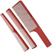 Barberology 3 Comb Set -Red