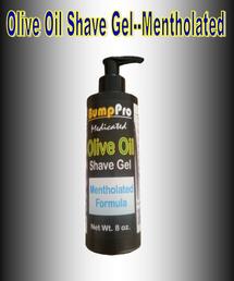 Bump Pro Olive Oil Shave Gel - Mentholated Formula