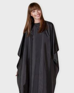 Betty Dain Nylon All Purpose Cape - Black Snap