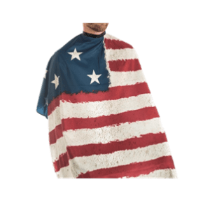 American Vintage Flag Cape