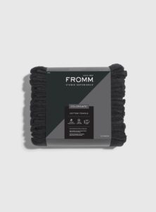 FROMM Black ColorSafe 100% Cotton Towels 12-Pack