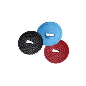 FMS Shampoo Massage Brush 12pk Red, Blue & Black