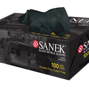 SANEK®Large Black Nitrile Gloves